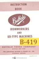 Buffalo Forge-Buffalo Universal & Structural IronWorkers, Operations & Spare Parts Manual 1980-Structural-Universal-05